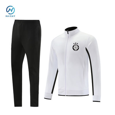 Unleash Your Potential with Our White Football Training Tracksuit Team Logo Included
